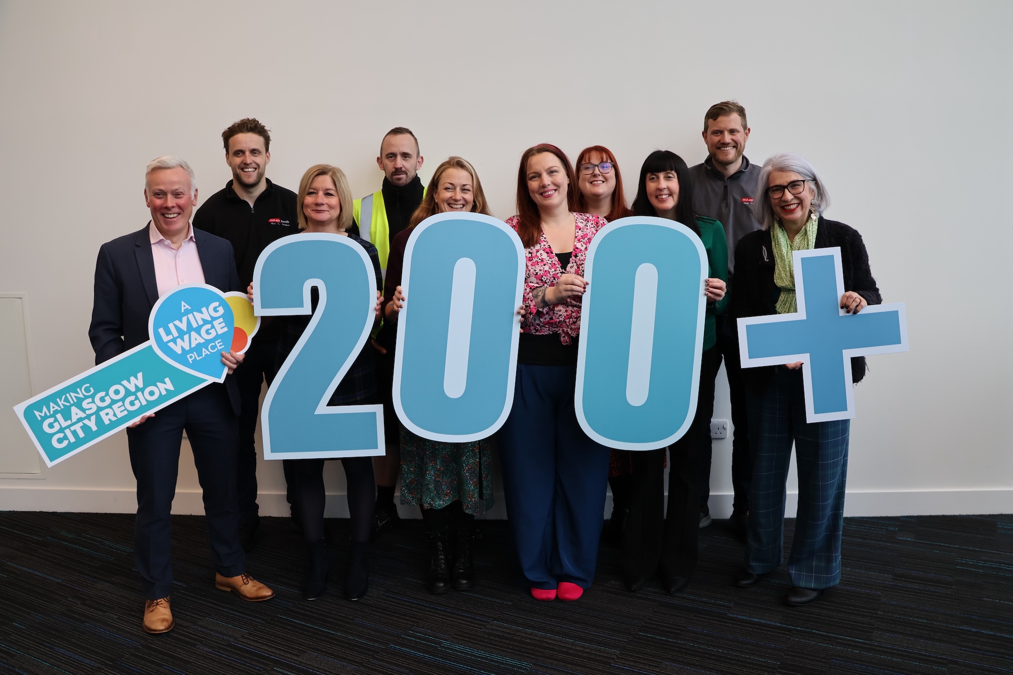 Glasgow City Region exceeds Living Wage target with 200 new employers