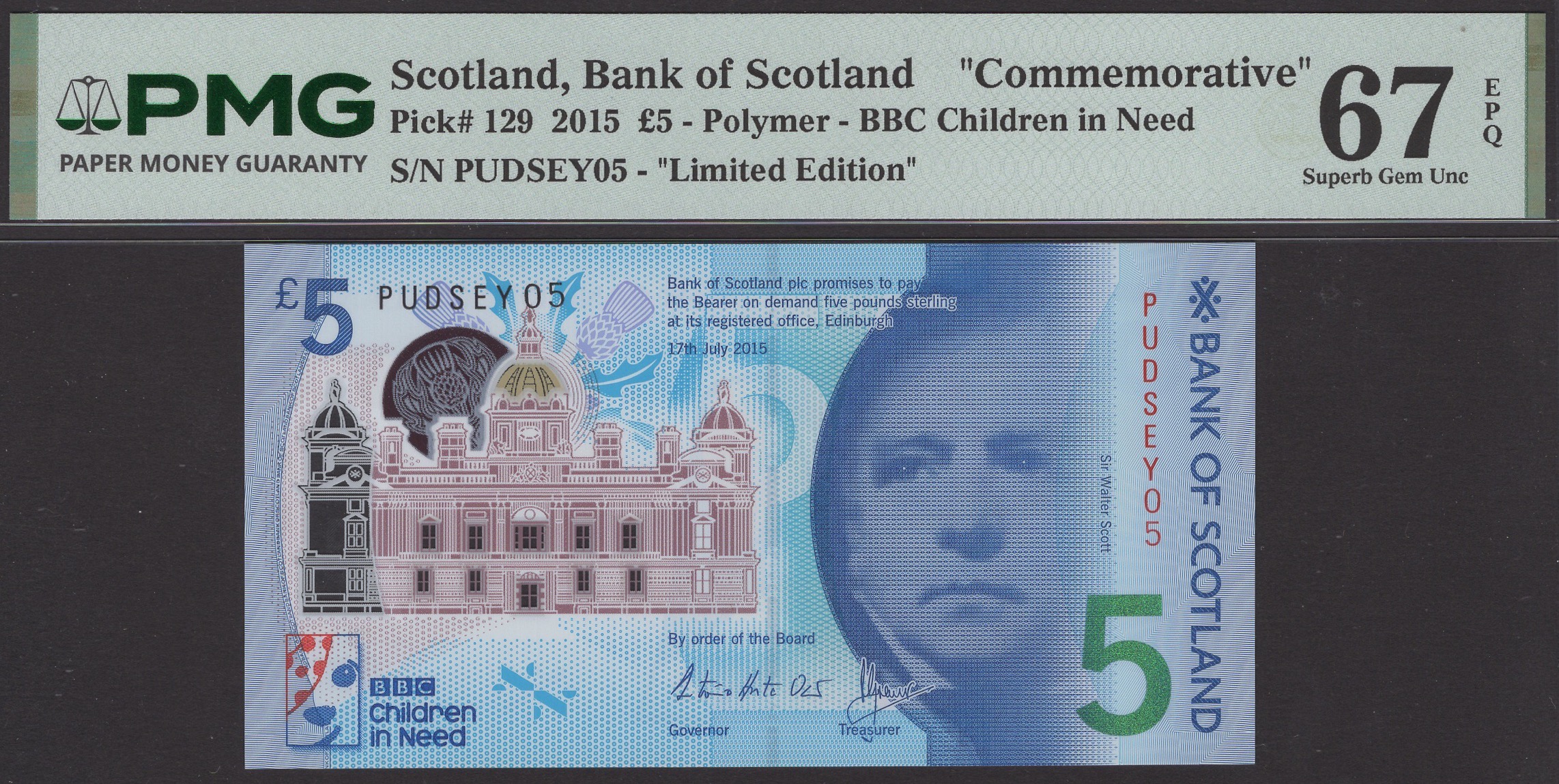 And finally... Pudsey pays off