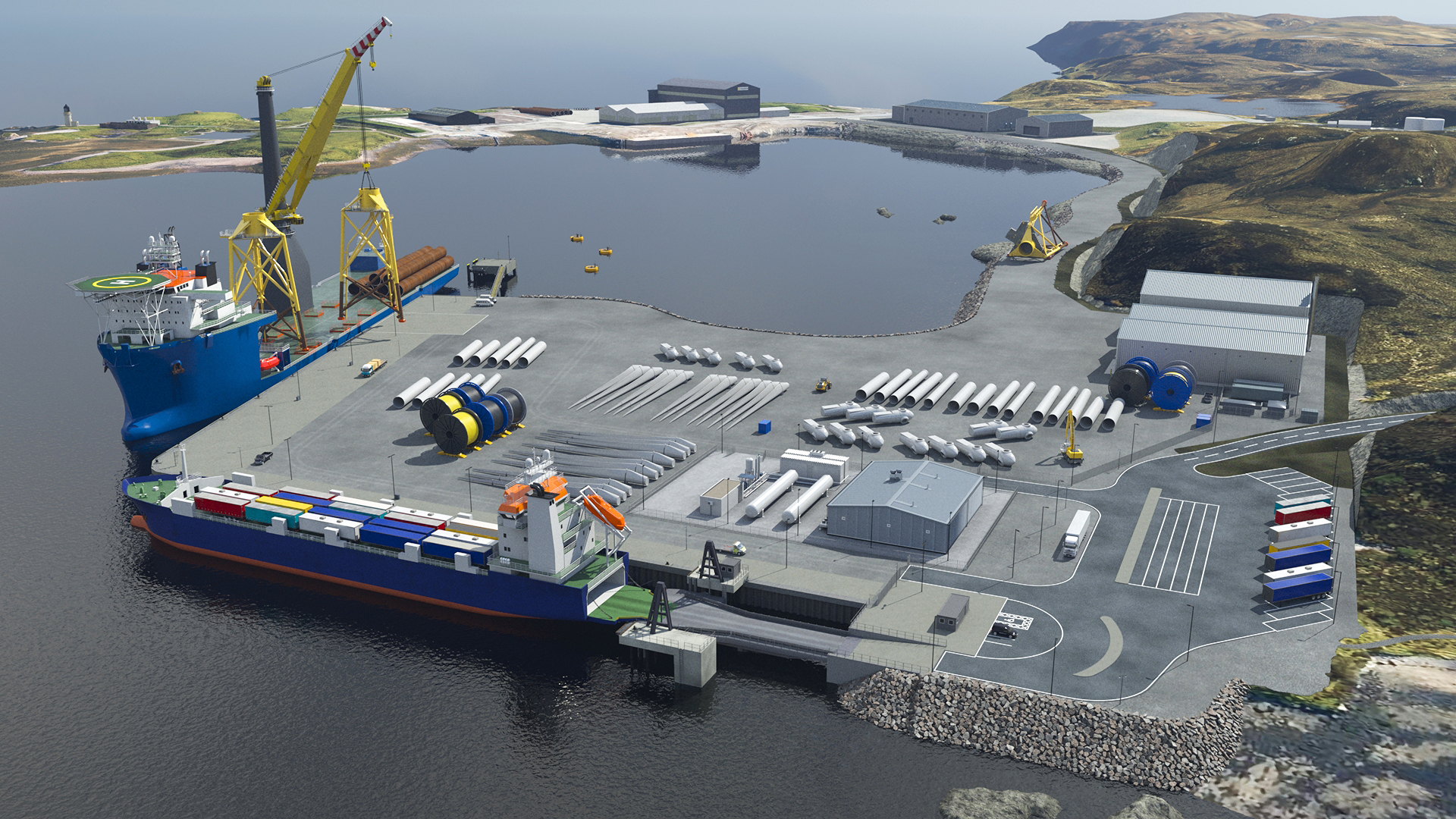 Construction contract signed for new £ 49m Deep Water Terminal that will boost Outer Hebrides economy
