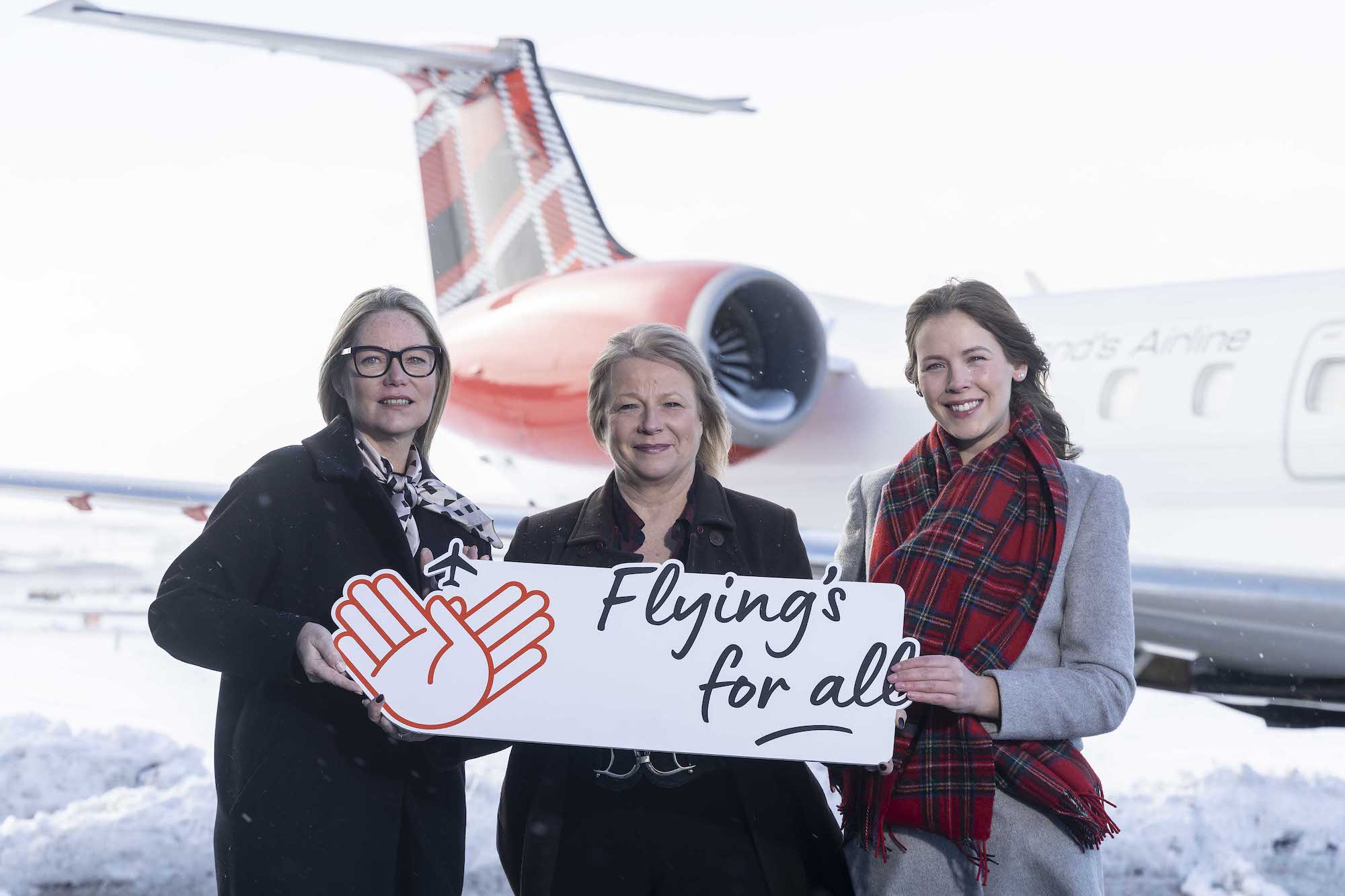 Loganair showcases the women behind its charter flight business for #IWD2023