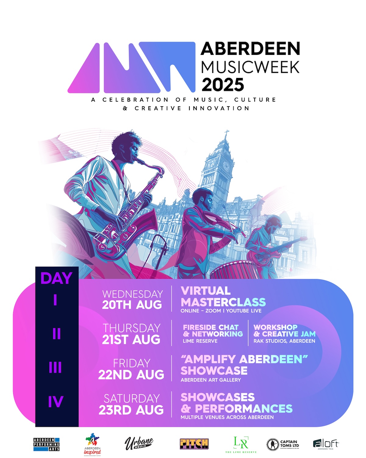 Aberdeen locals to launch city’s first music week with support from Business Gateway