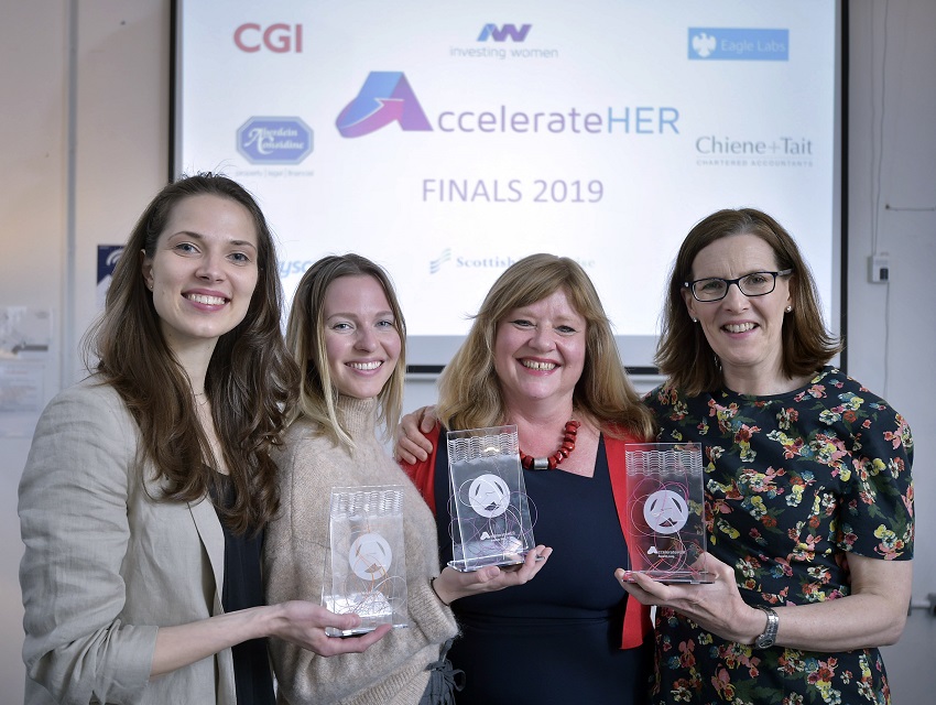 Three female business founders share honours at 2019 AccelerateHER Awards