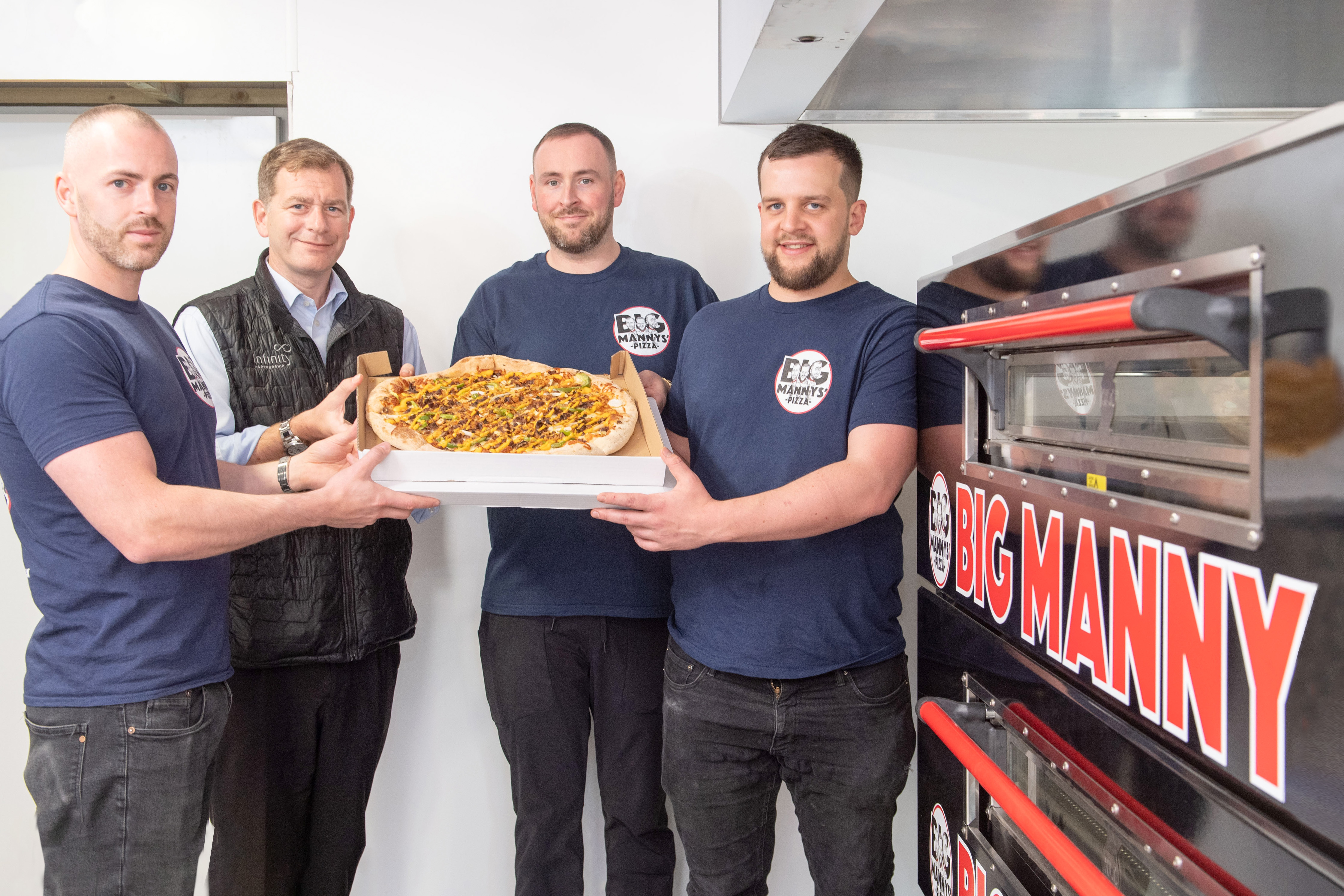Infinity Partnership grabs slice of the action at Big Mannys’ Pizza
