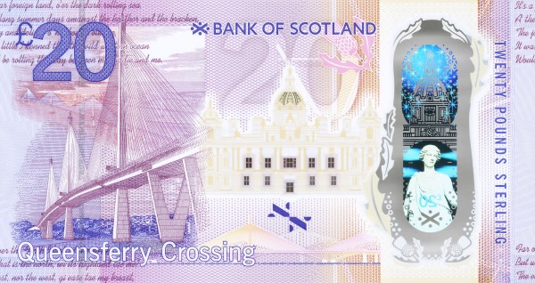 Bank of Scotland releases new polymer £20 notes