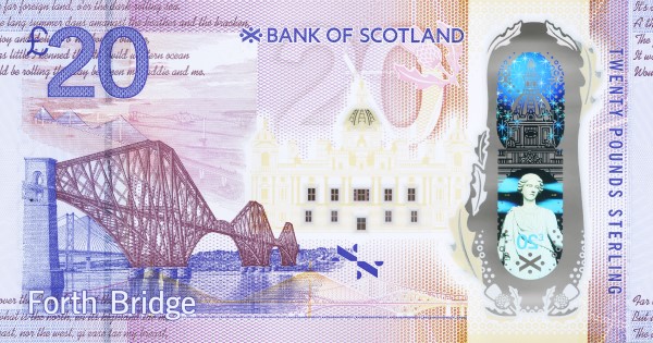 Bank of Scotland releases new polymer £20 notes