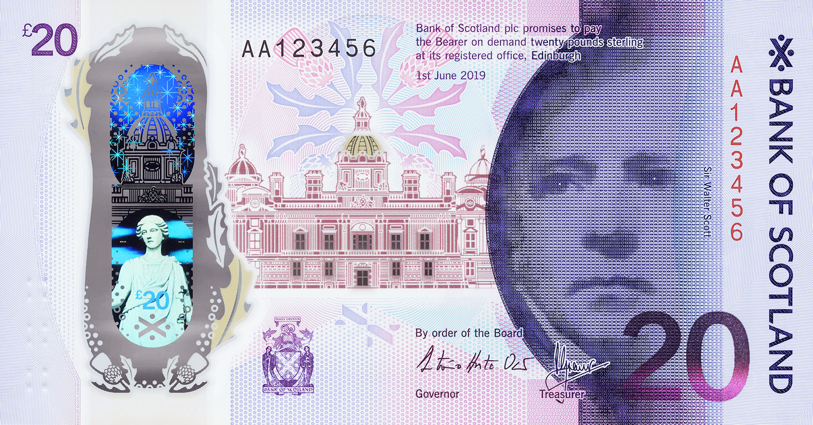 Bank of Scotland's latest £20 note features Queensferry Crossing