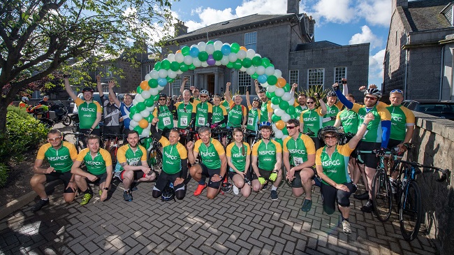 KPMG riders take on epic thousand mile cycle challenge for NSPCC