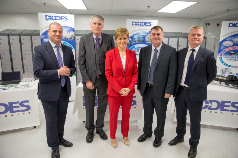 Scottish Enterprise awards £13m grant to Diodes Incorporated