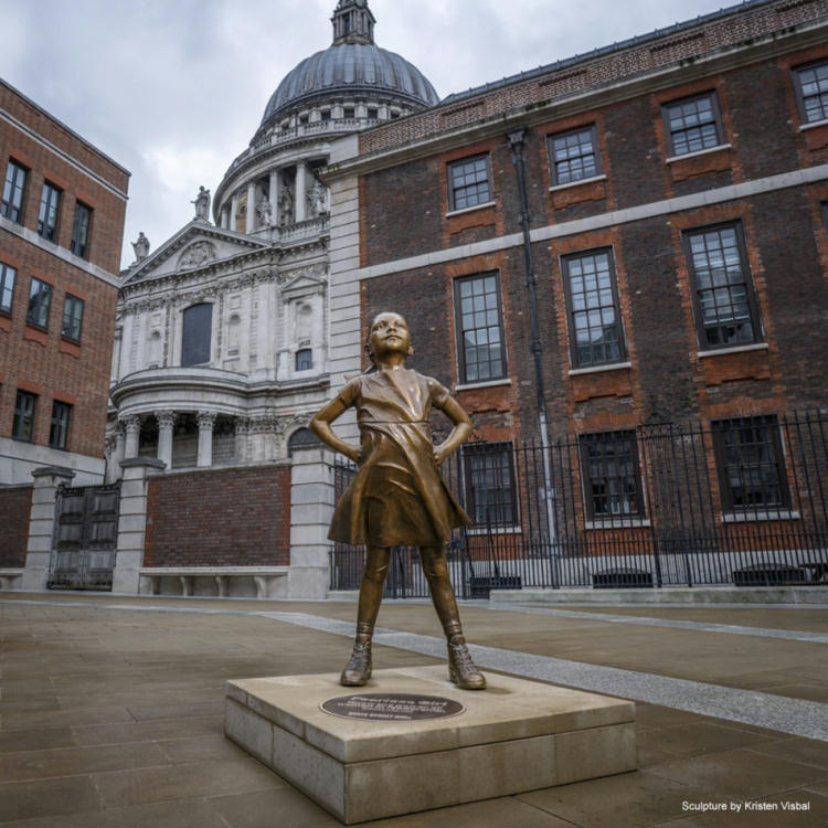 And finally... Fearless Girl campaign comes to London