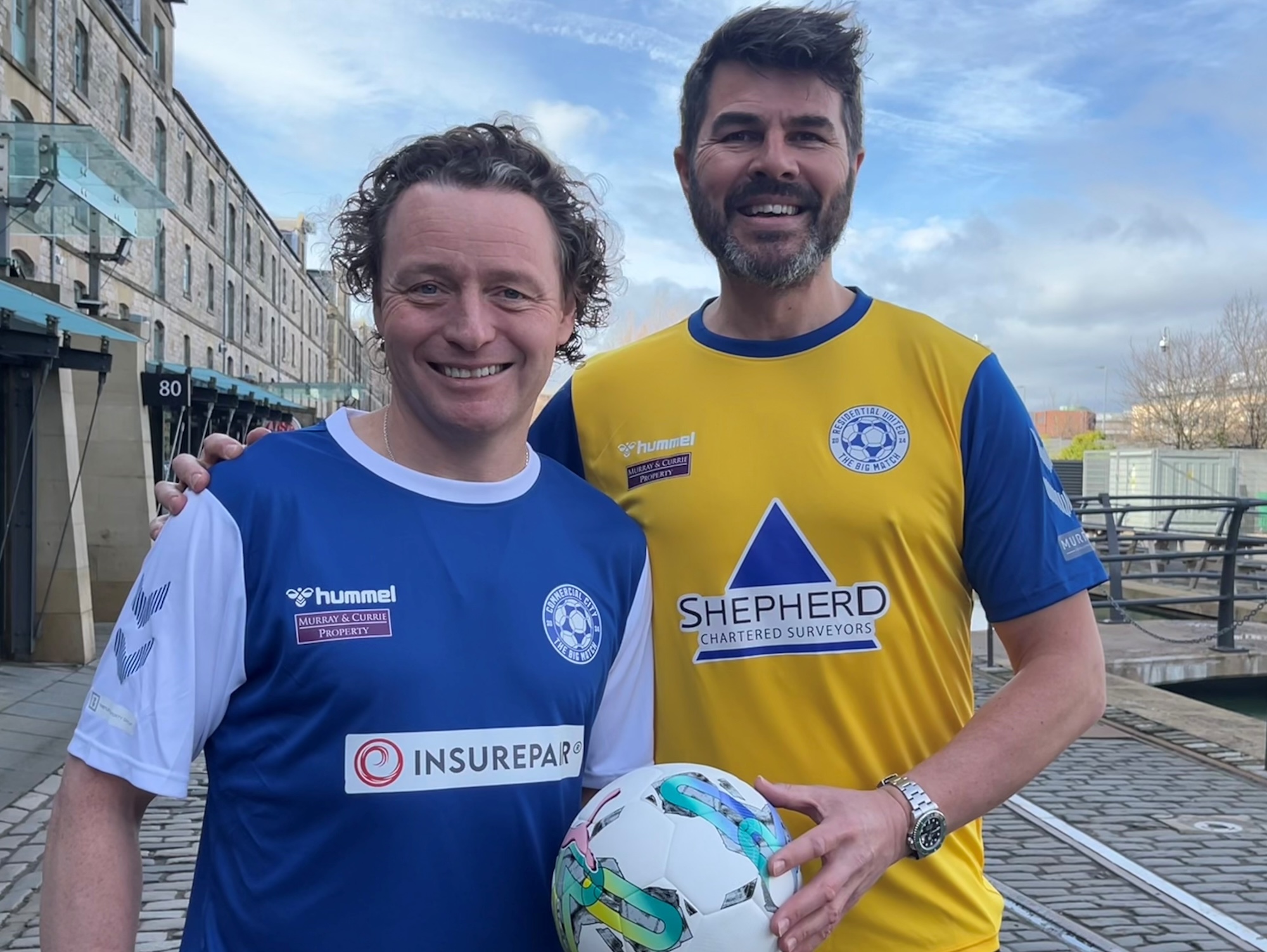 Edinburgh businesses unite for Big Match charity event supporting The Yard