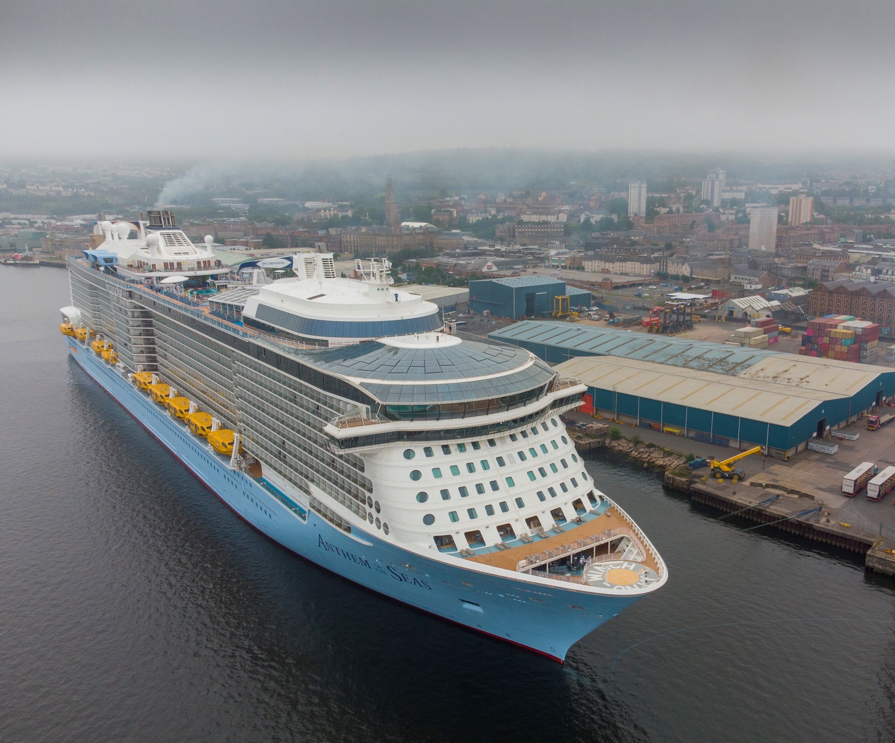 Greenock Ocean Terminal prepares for record cruise ship year