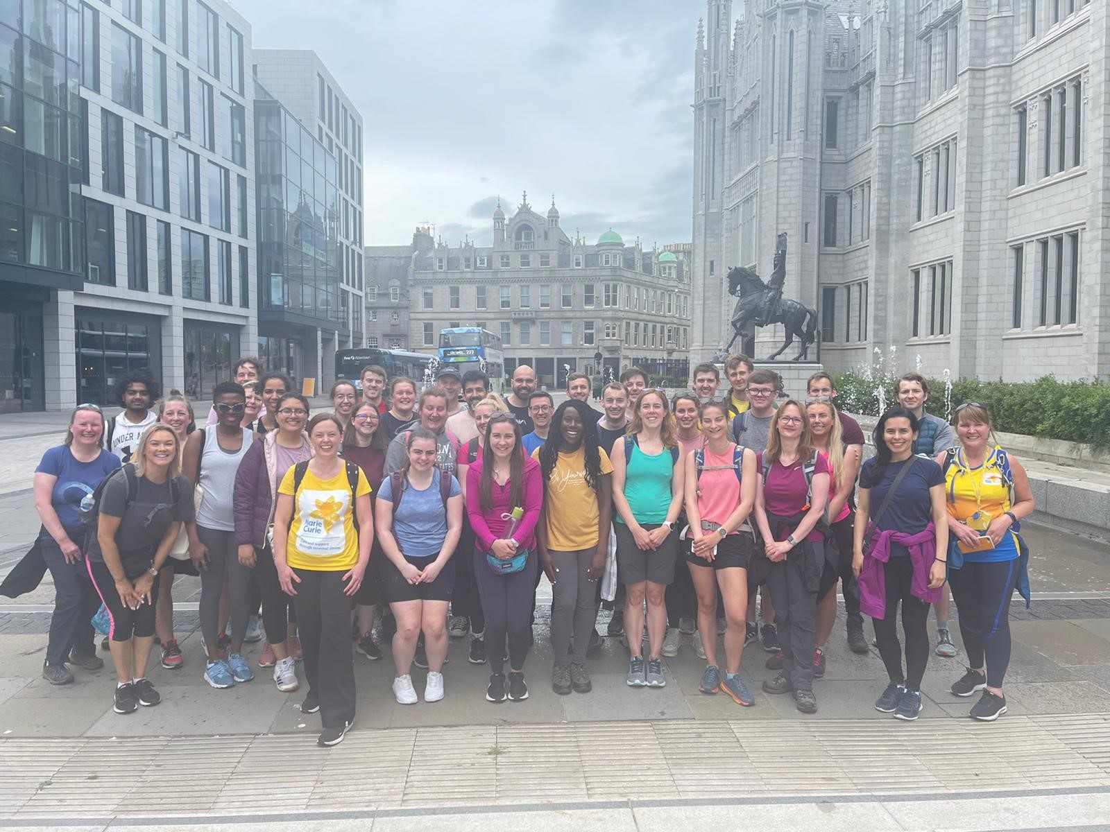 KPMG Scotland colleagues step up for charity partner Marie Curie
