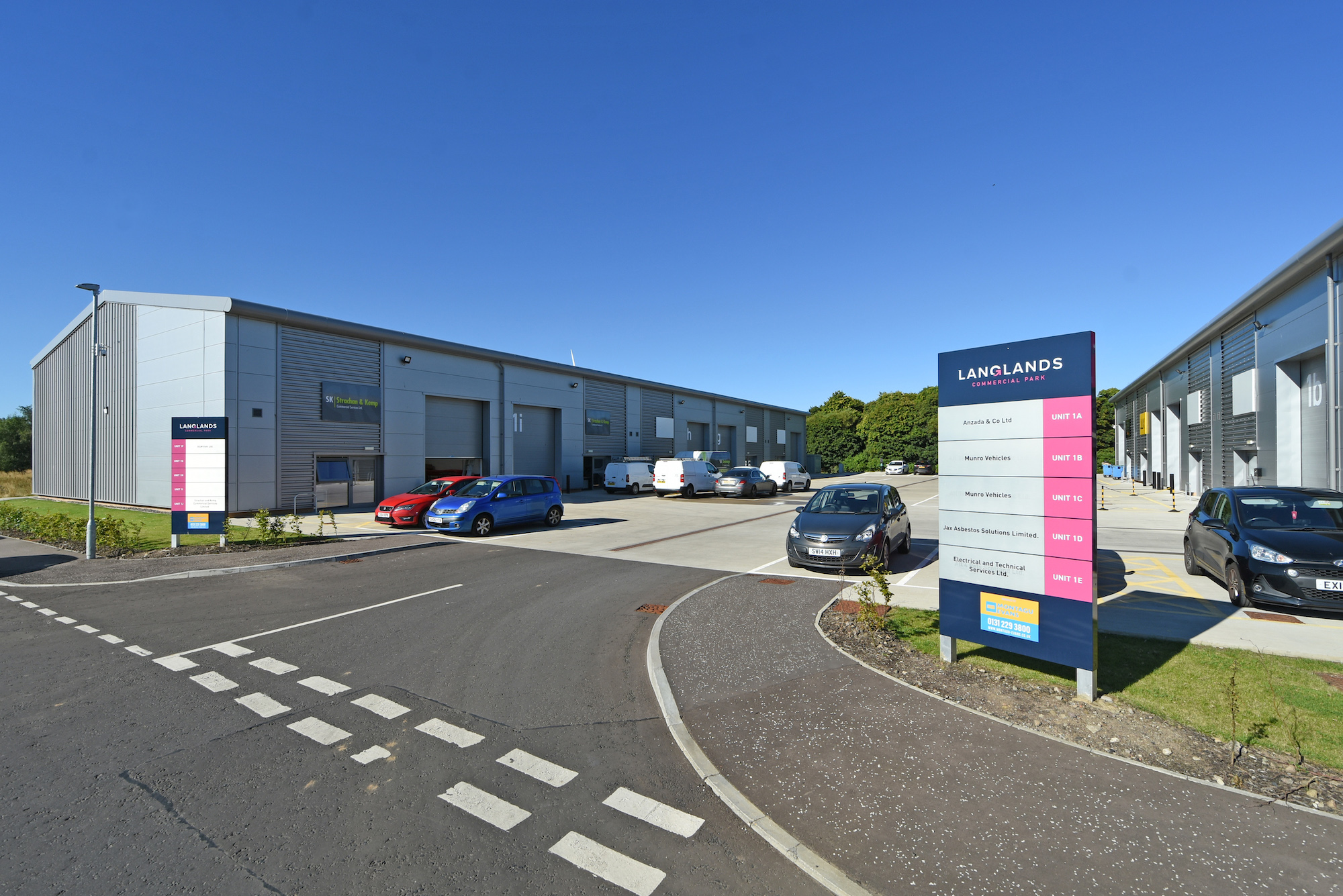 Knight Property Group lets all units at East Kilbride park