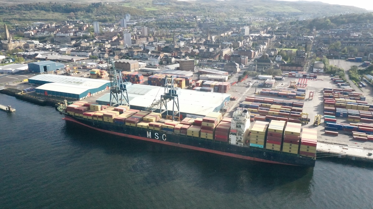 Peel Ports invests £25m in Greenock port as it secures Turkey route