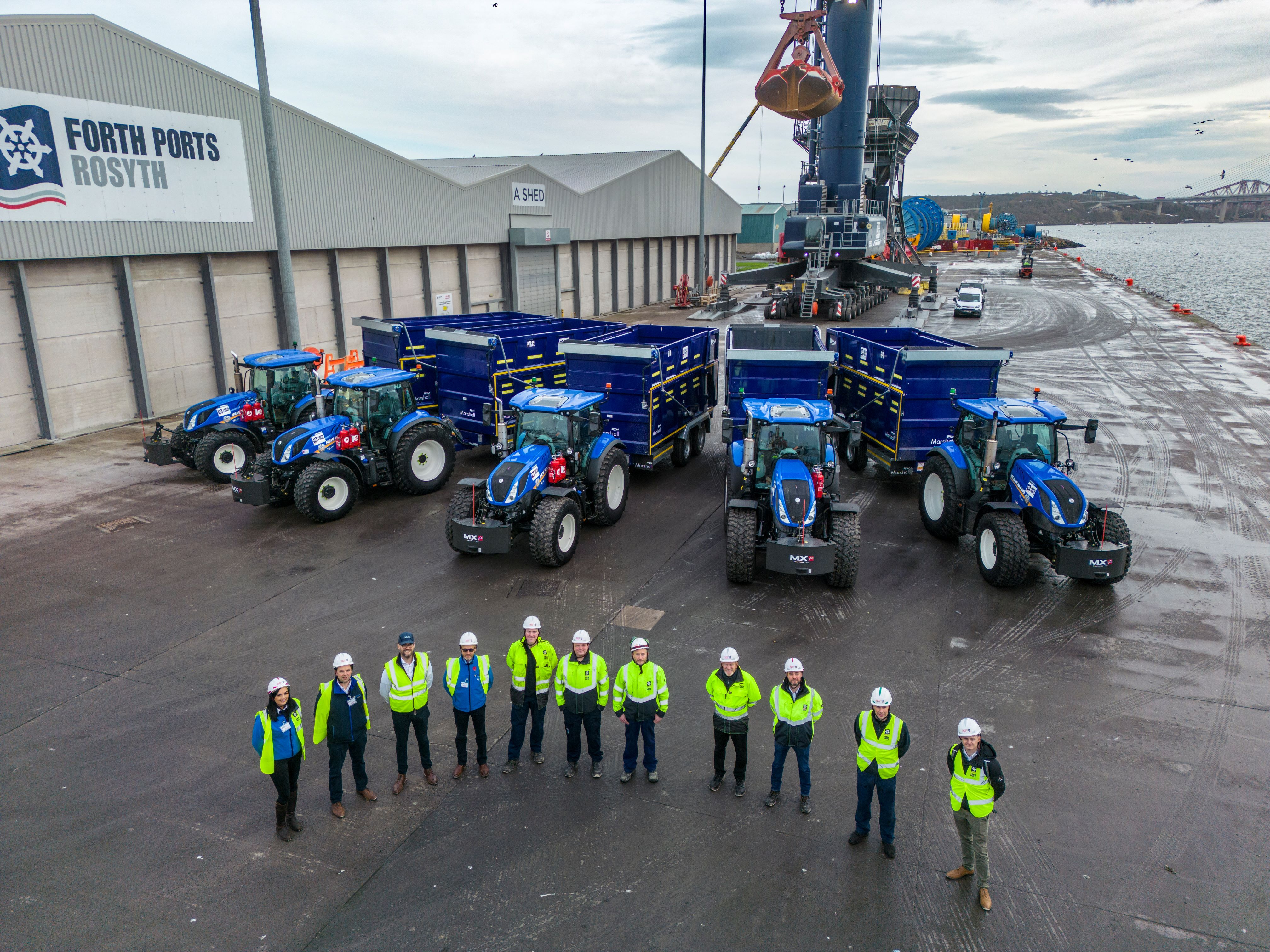 Port of Rosyth’s agri-hub makes multi-million-pound investment in haulage equipment