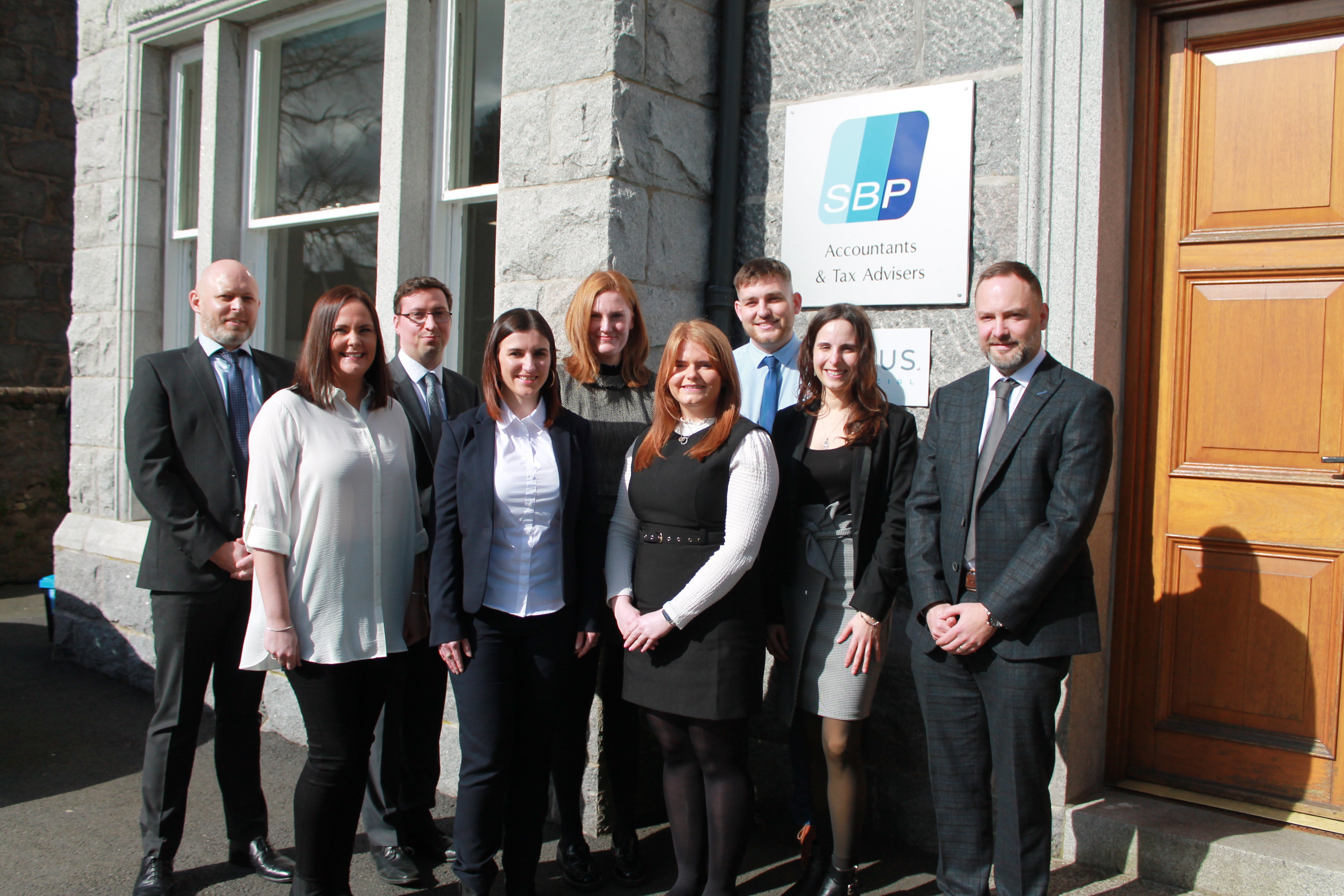 SBP Accountants & Business Advisers announces nine promotions in its Aberdeen office
