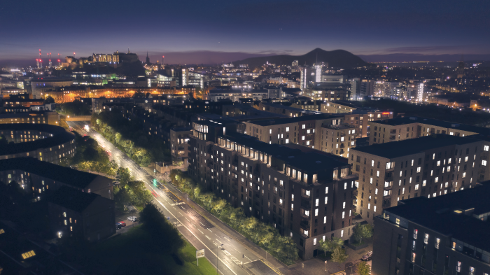 Apache Capital and Harrison Street joint venture funds £215m Edinburgh development