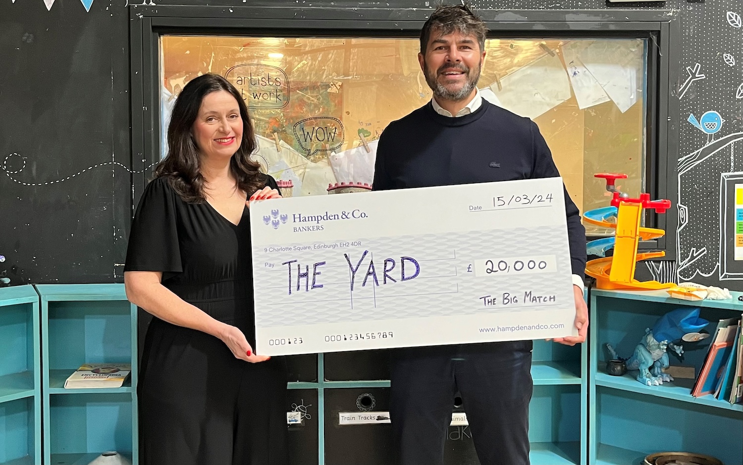 Edinburgh businesses score £20k for The Yard