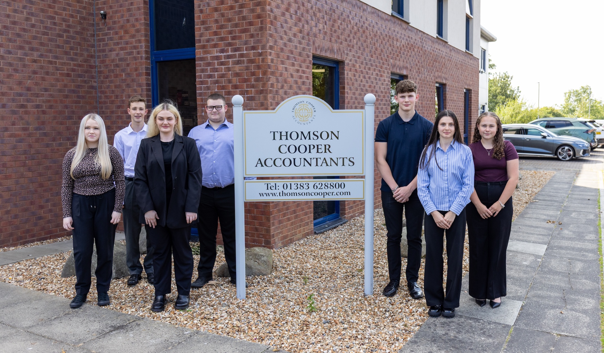 Seven trainees join Thomson Cooper team