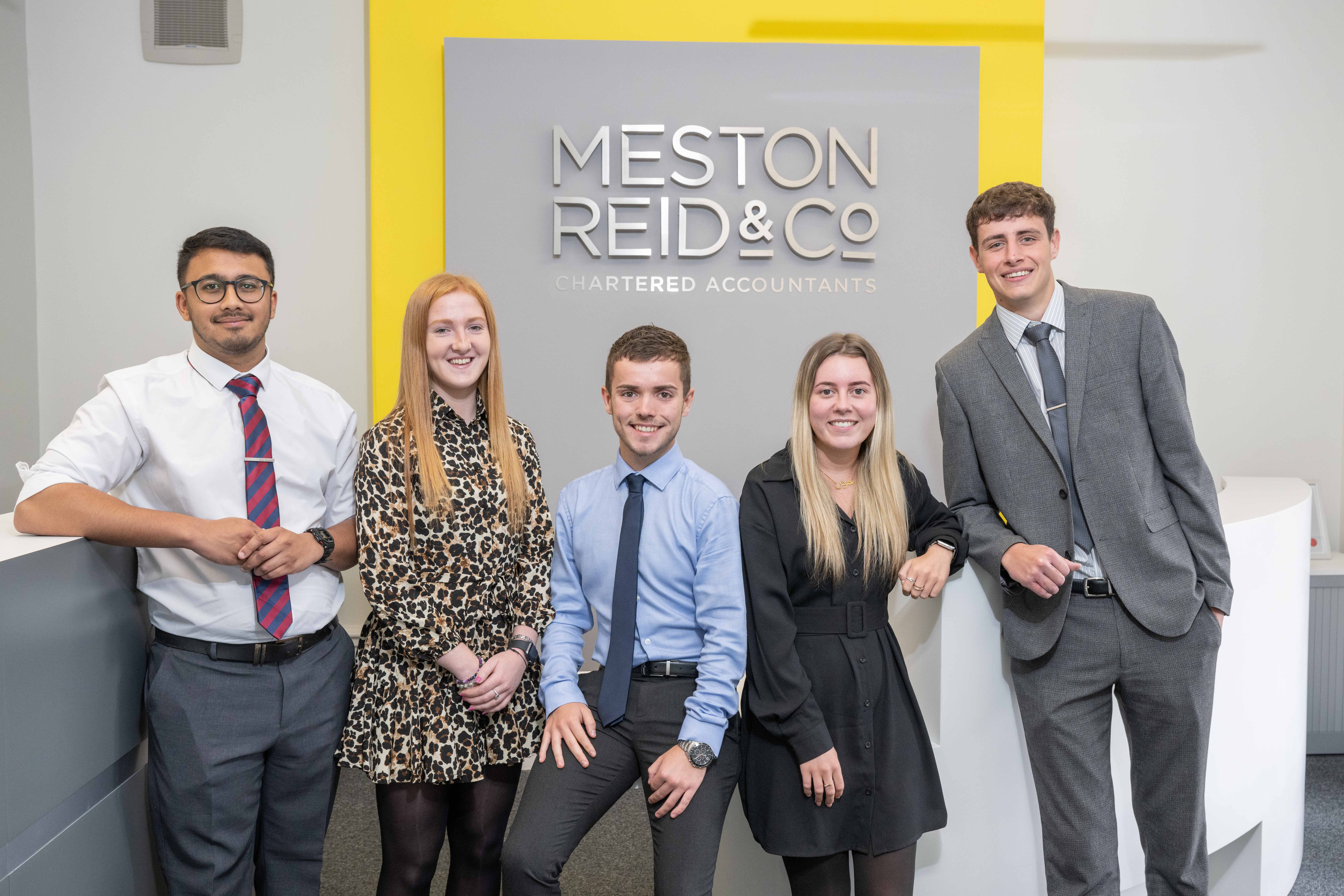 Meston Reid & Co takes five new accountancy trainees on board