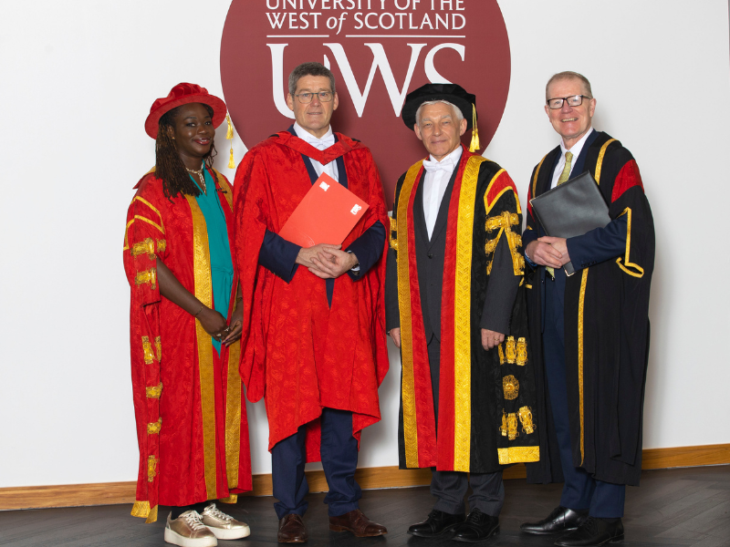 Malcolm Group CEO awarded honorary doctorate for business prowess