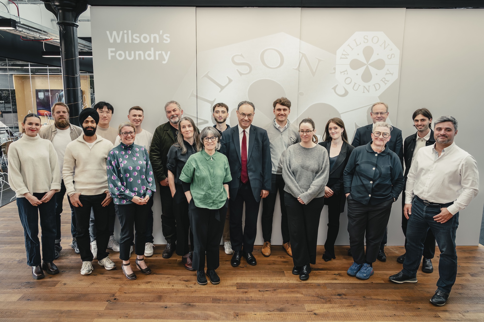 BoE Governor Bailey visits Wilson's Foundry showcase