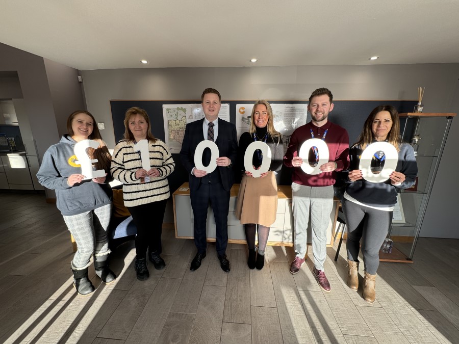 Monarch Financial Services raises £10,000 for Ayrshire Cancer Support refurbishment